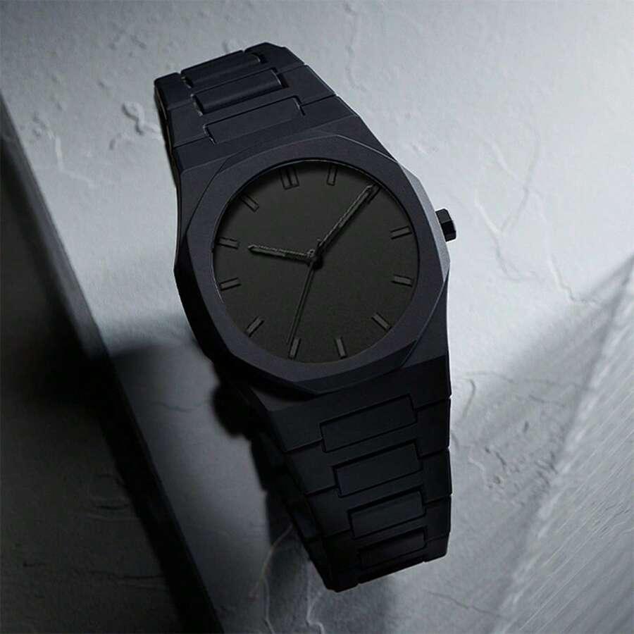 czarny zegarek casual