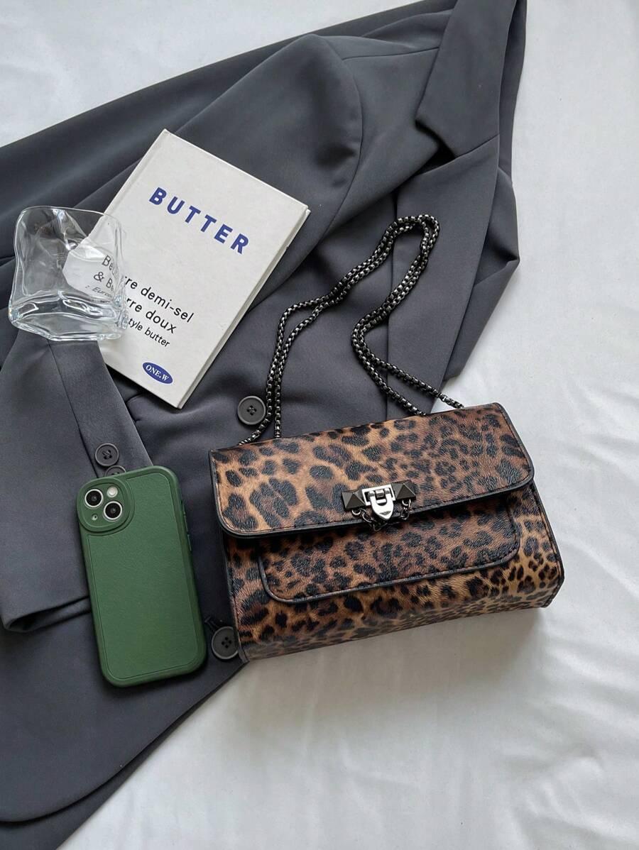 torebka naramię animal print