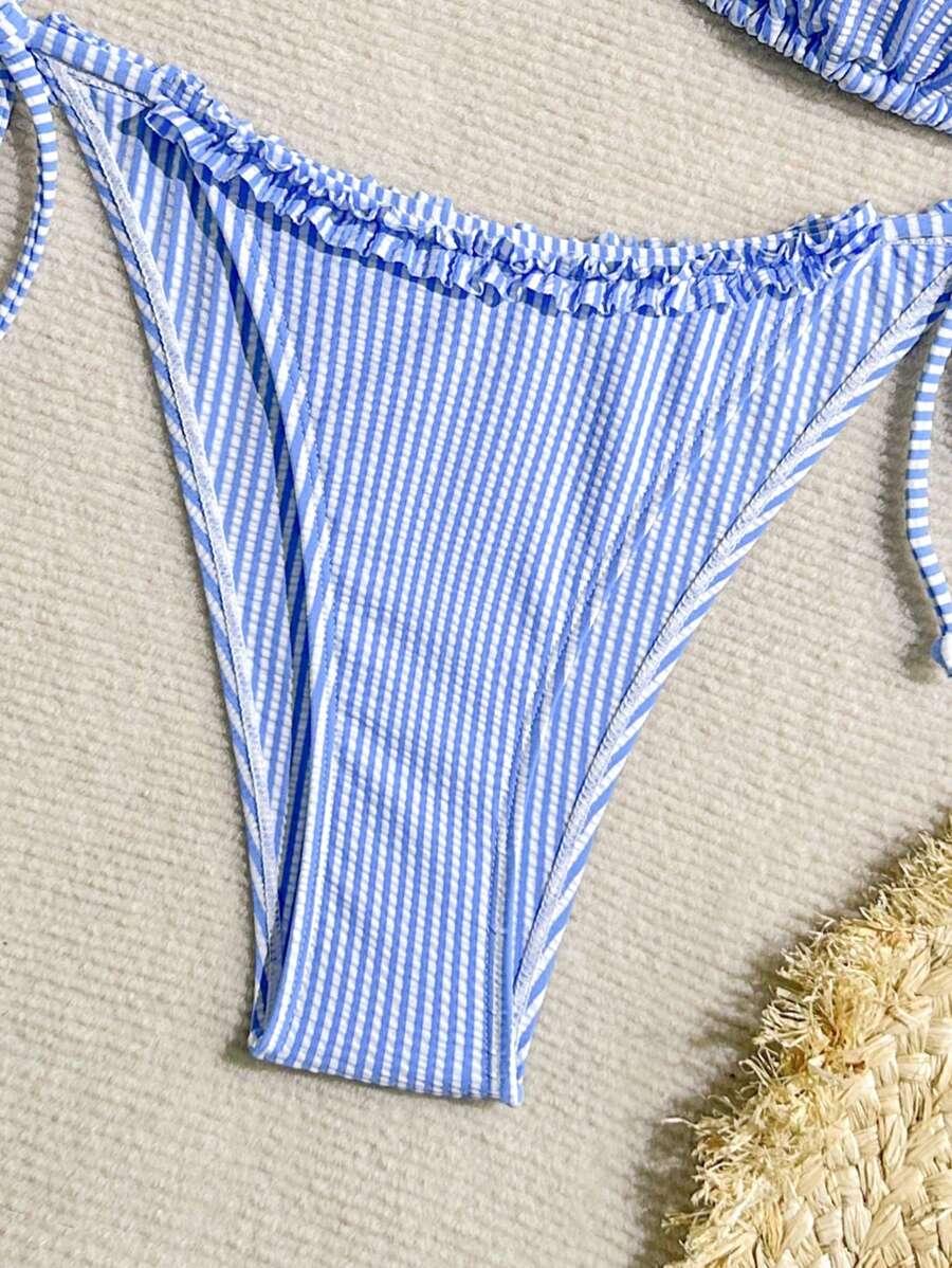 góra od bikini wzór paski