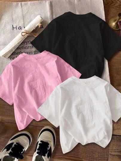 t-shirt casual 3-pack
