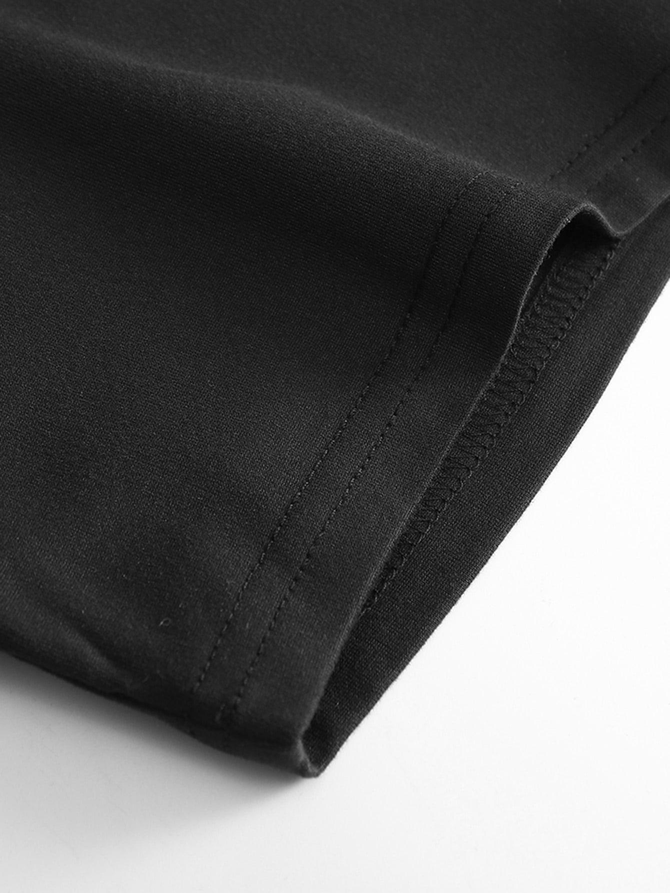 CZARNY T-SHIRT BASIC