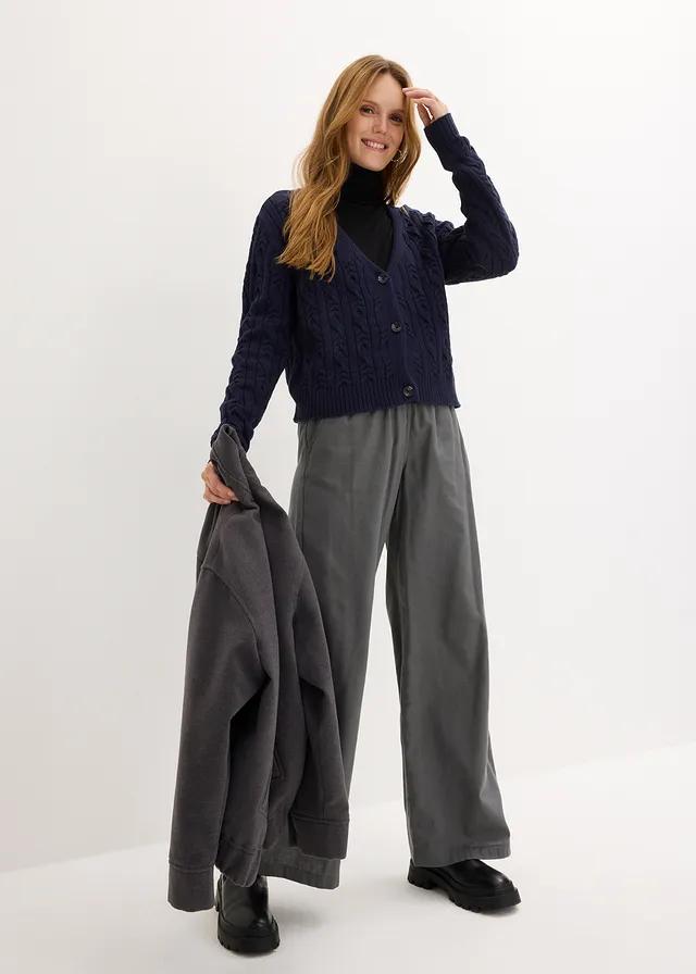 szare spodnie casual