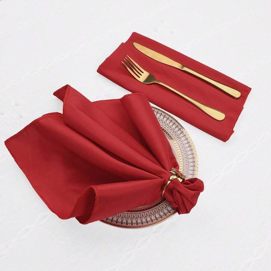 czerwona serwetka 3-pack