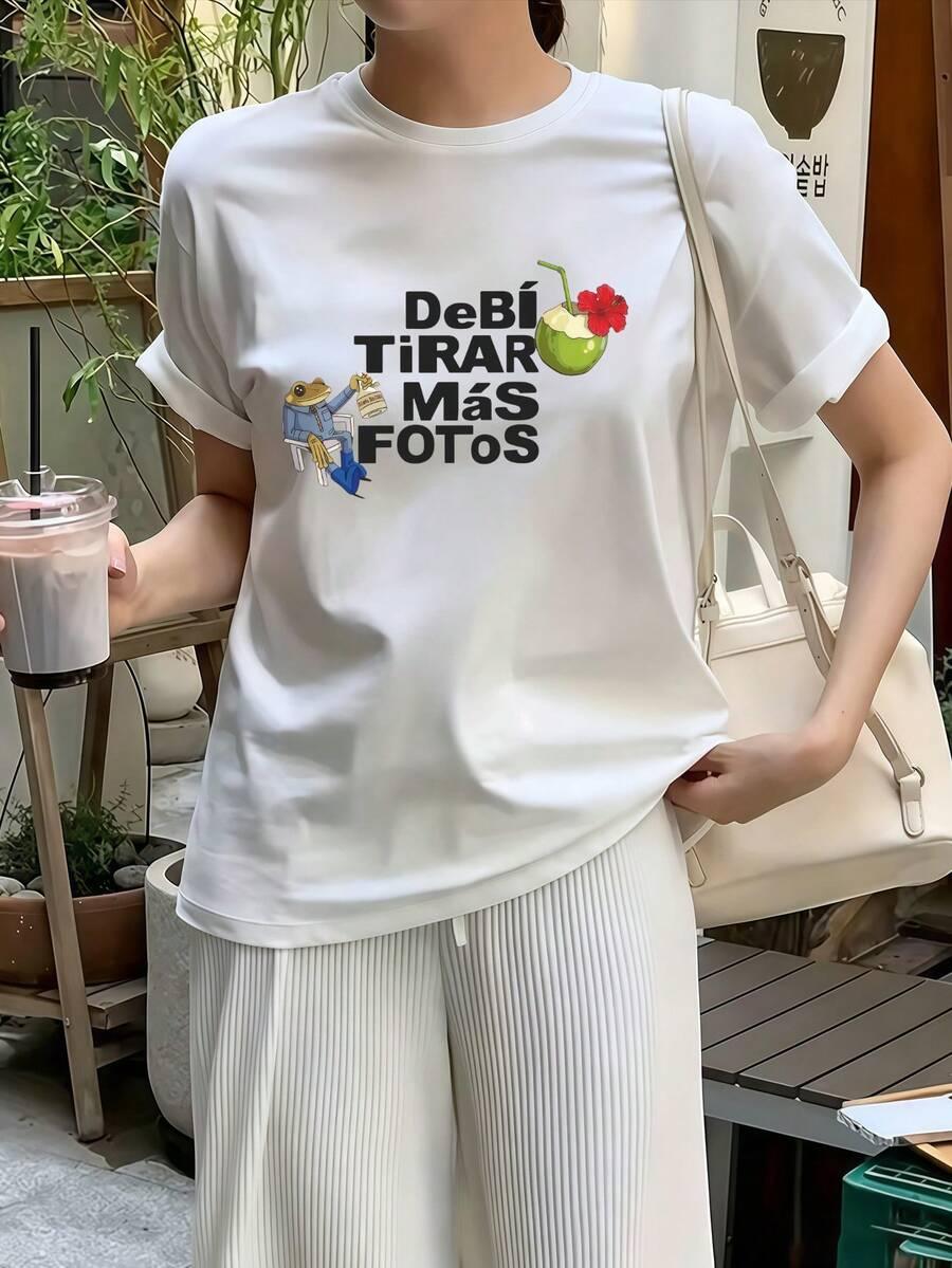 biały t-shirt krótki rękaw