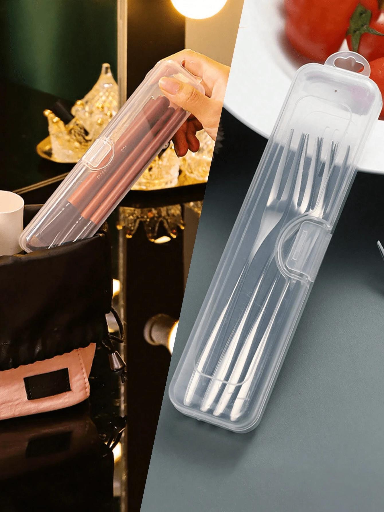 bezbarwne pudełko 2-pack