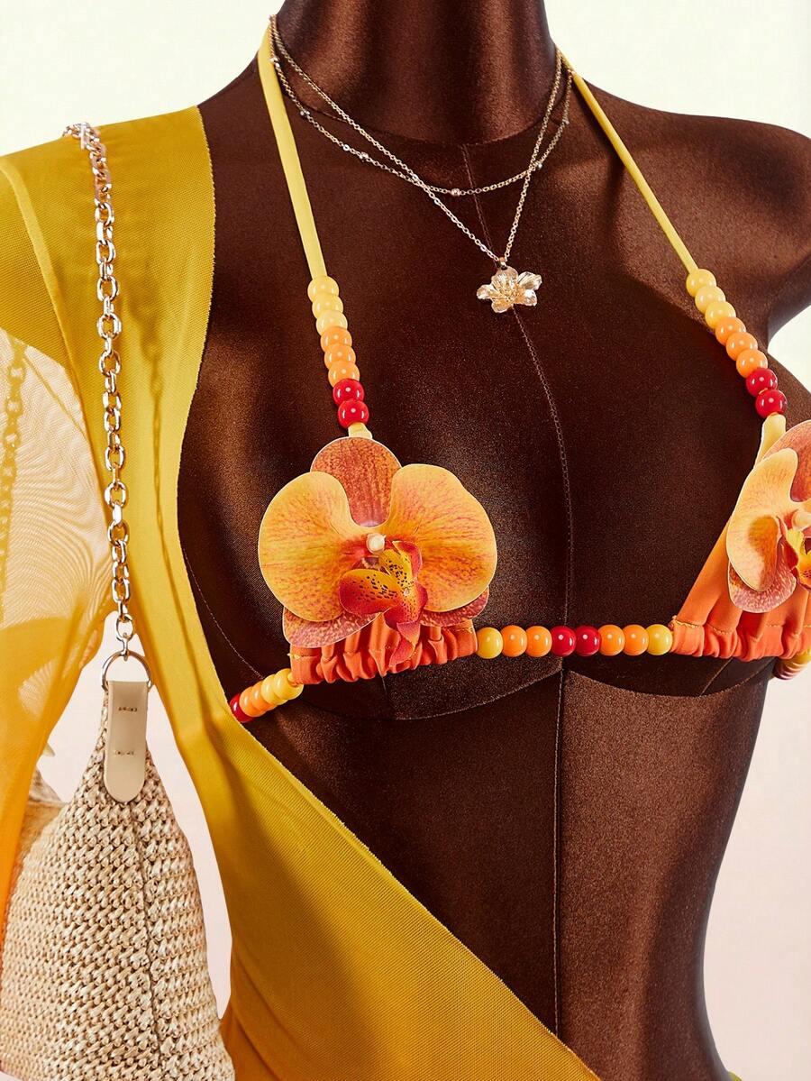 STRÓJ KĄPIELOWY DWUCZĘŚCIOWY BIKINI Z PRZEWIĄZANIEM