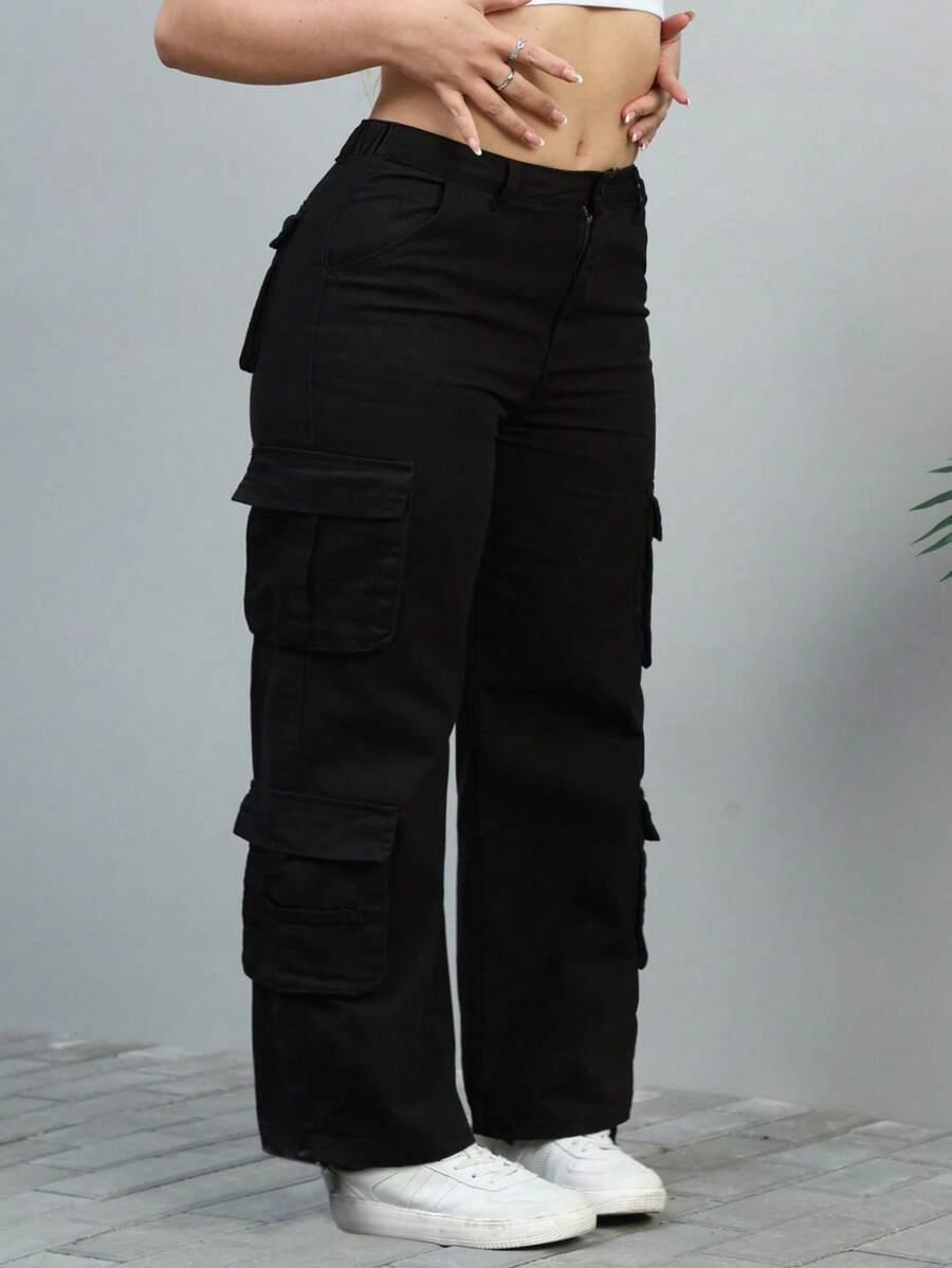 czarne spodnie jeans