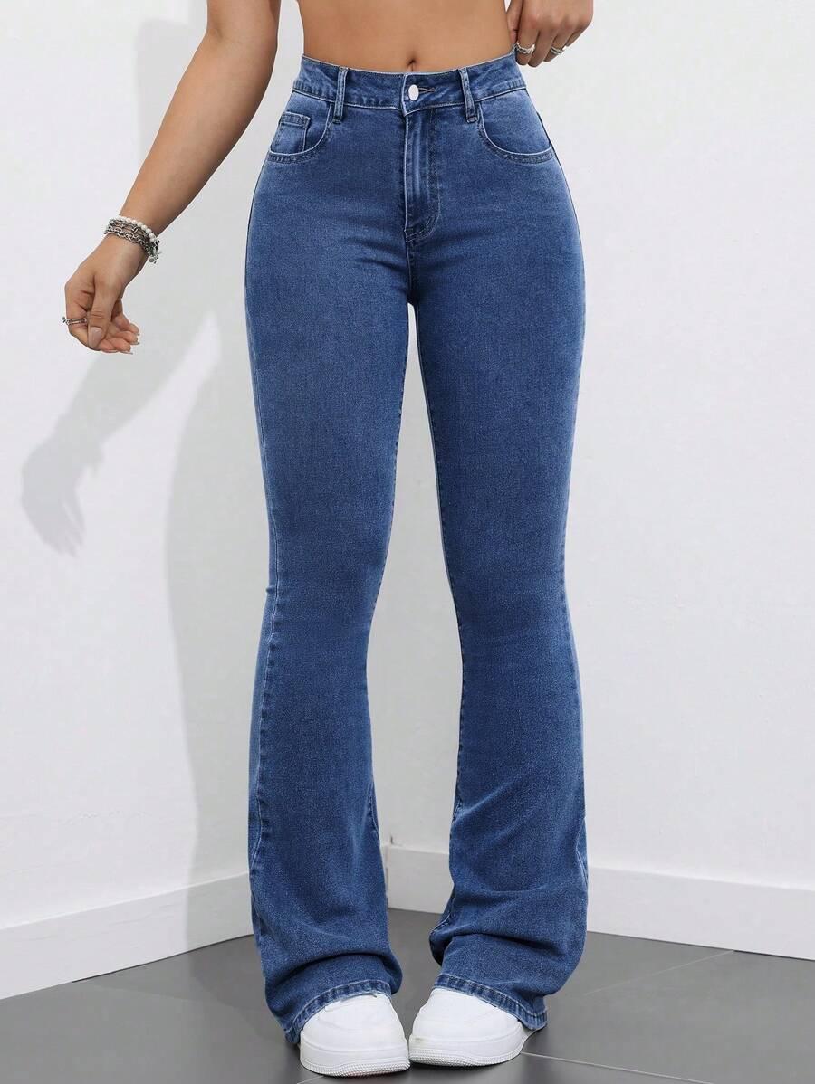 NIEBIESKIE SPODNIE JEANS