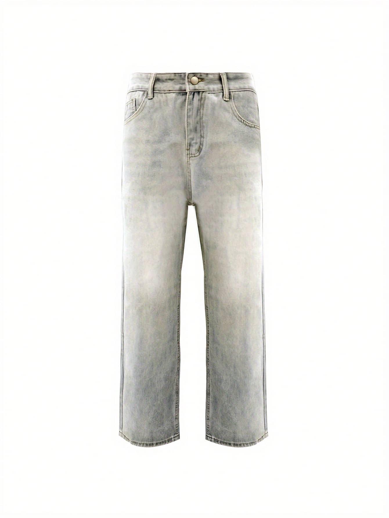 niebieskie spodnie jeans 