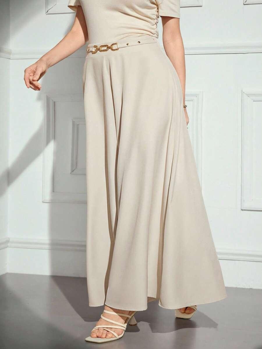 BEŻOWE ELEGANCKIE SPODNIE