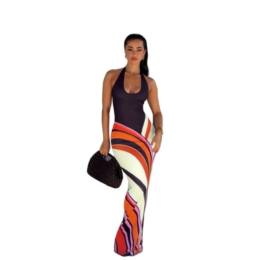 maxi sukienka print