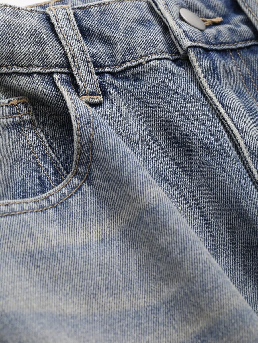 NIEBIESKIE SPODNIE JEANS