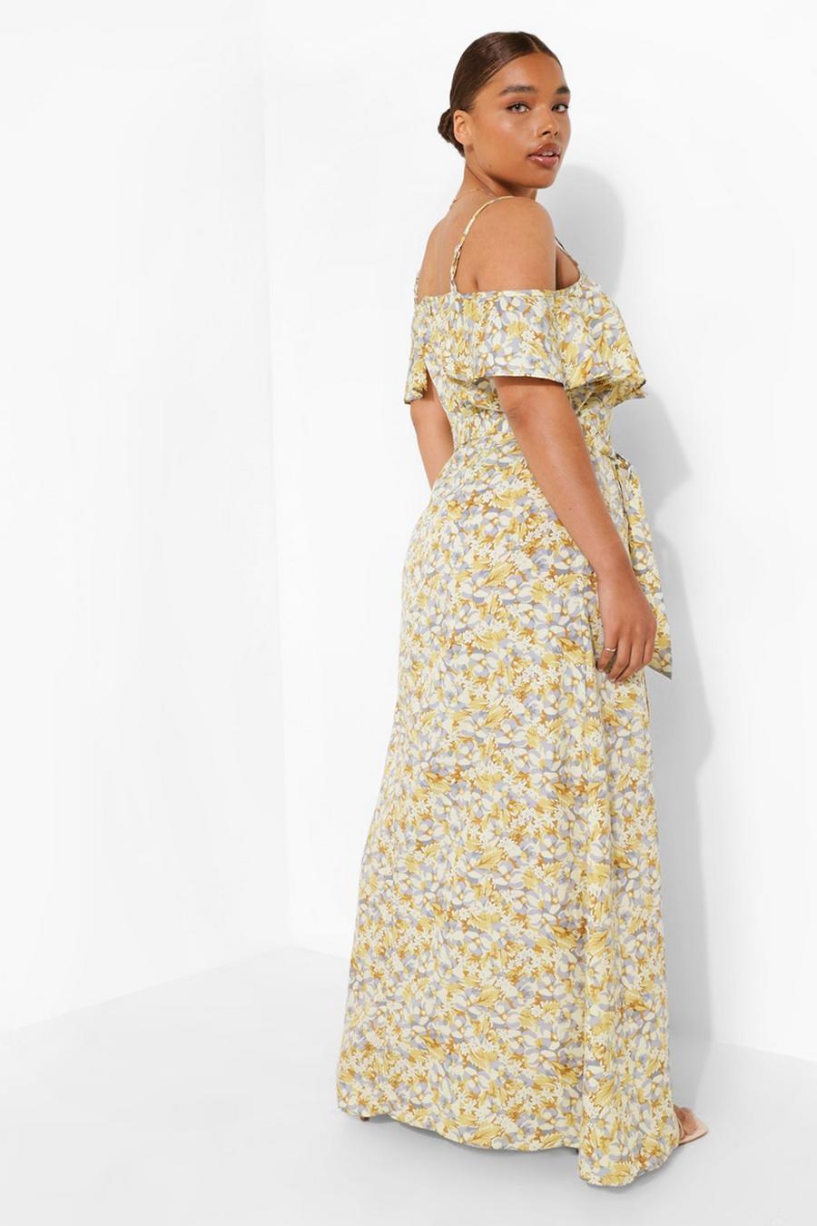 SUKIENKA MAXI W KWIATOWY WZÓR 