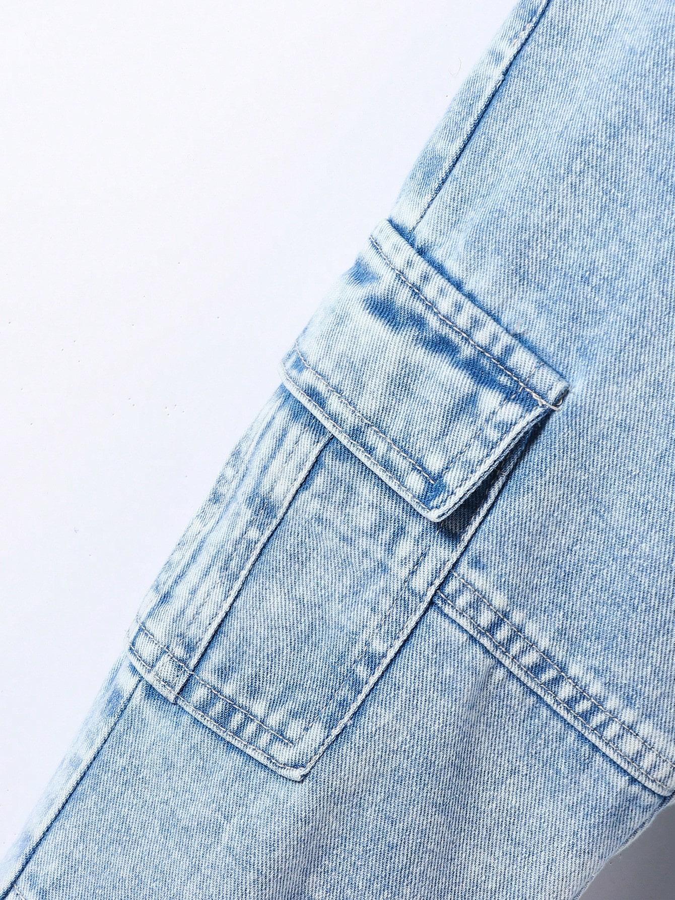niebieskie spodnie jeans 