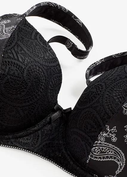 BIUSTONOSZ DAMSKI PLUS SIZE USZTYWNIANY Z ZAPIĘCIEM Z TYŁU