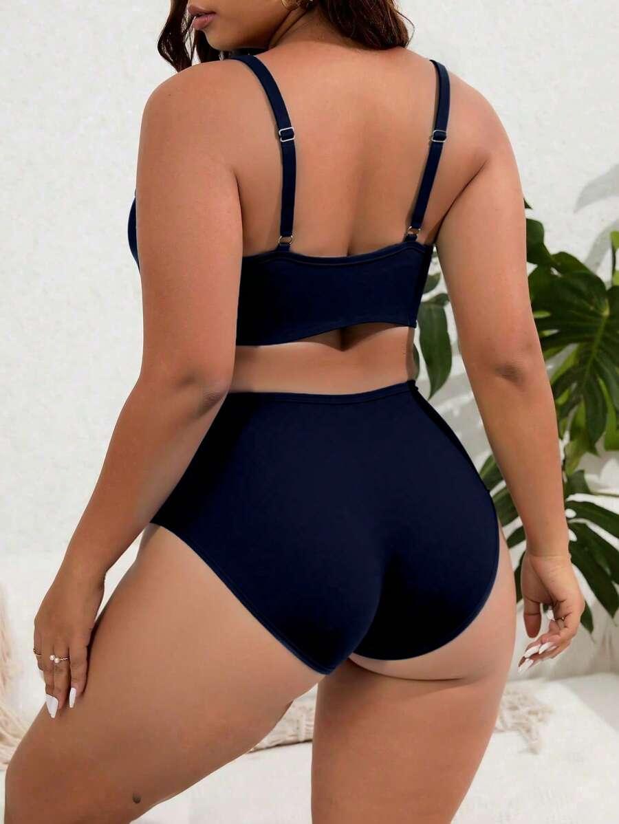 granatowa góra od bikini 