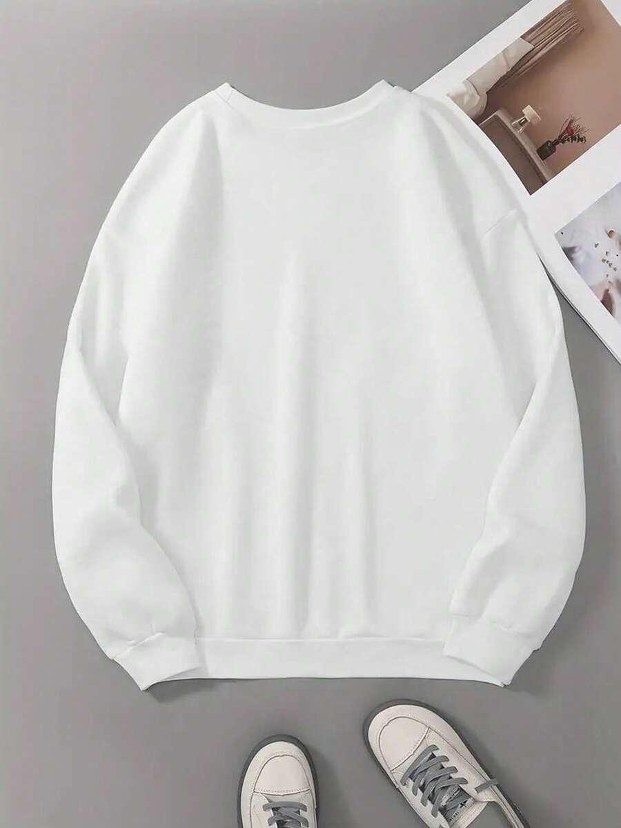 BIAŁA BLUZA OVERSIZE