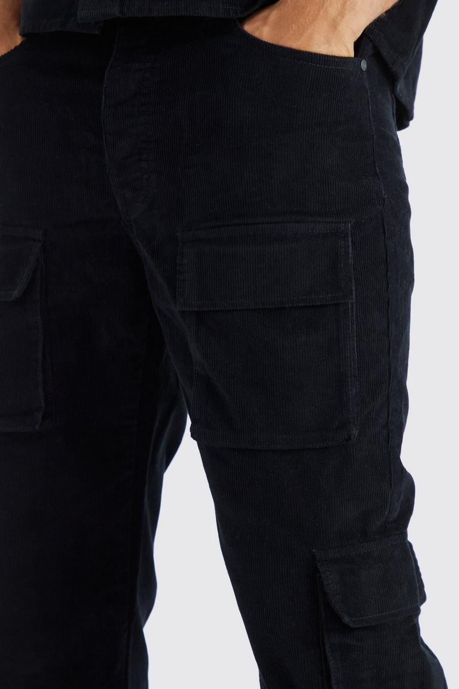 sztruksowe proste spodnie jeansowe rurki 