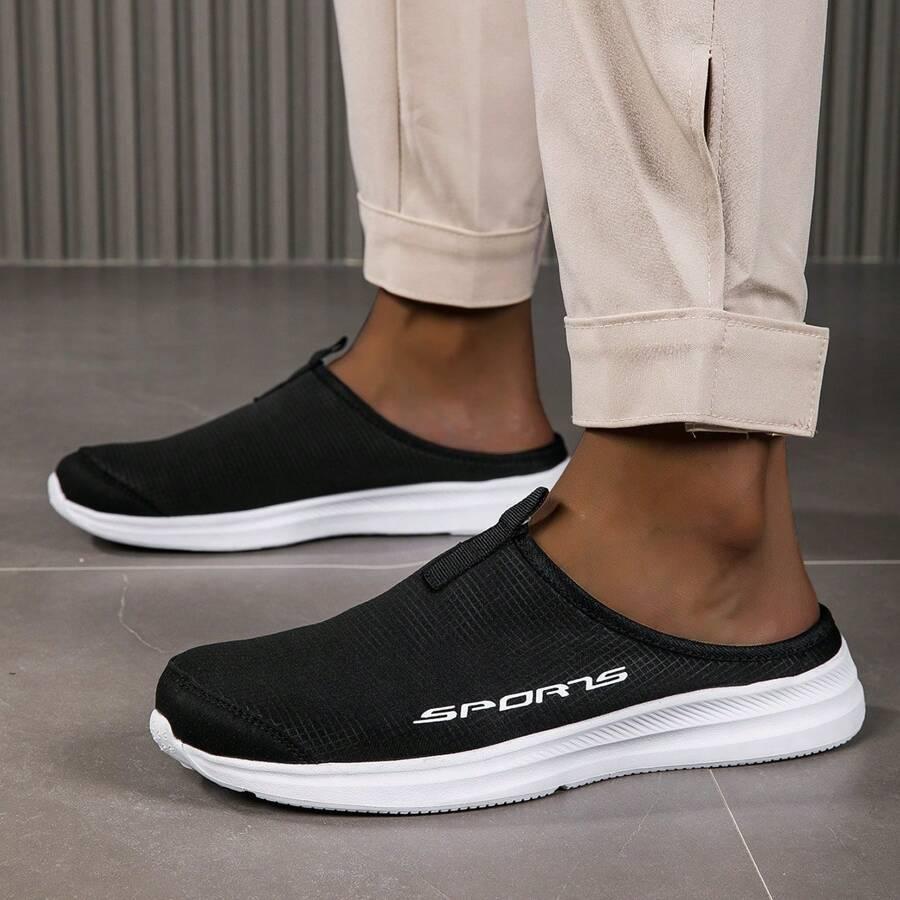 CZARNE SIATECZKOWE BUTY SPORTOWE