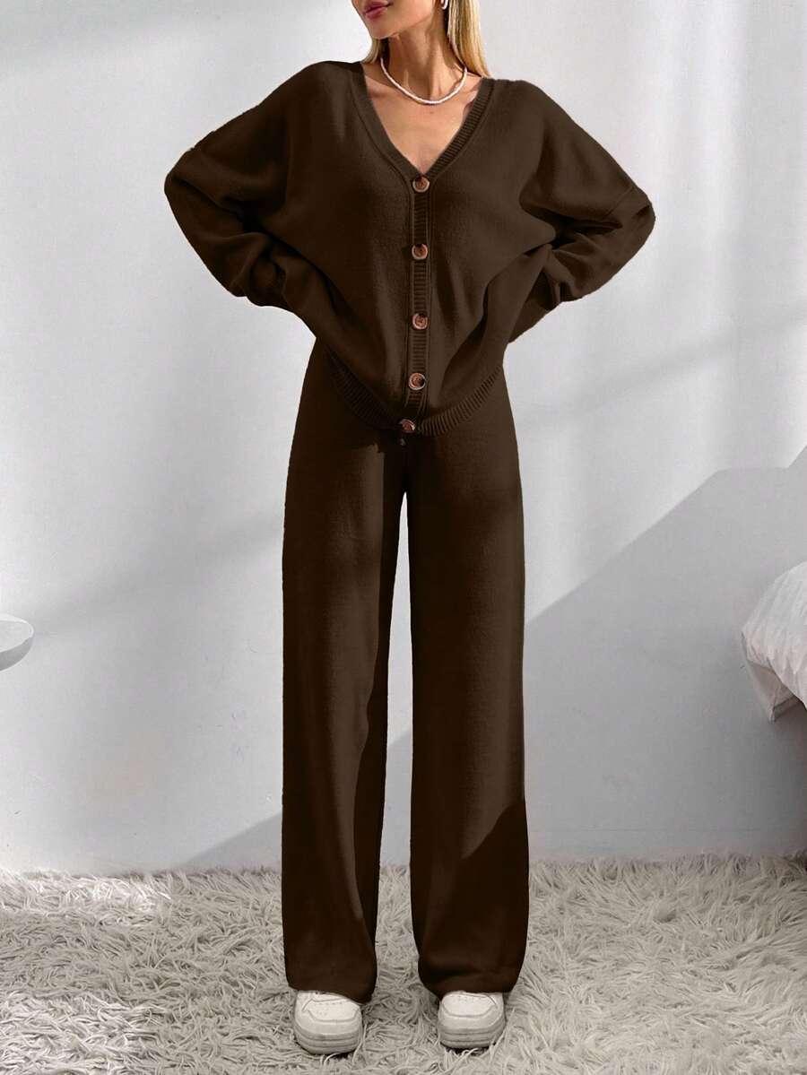sweter spodnie komplet