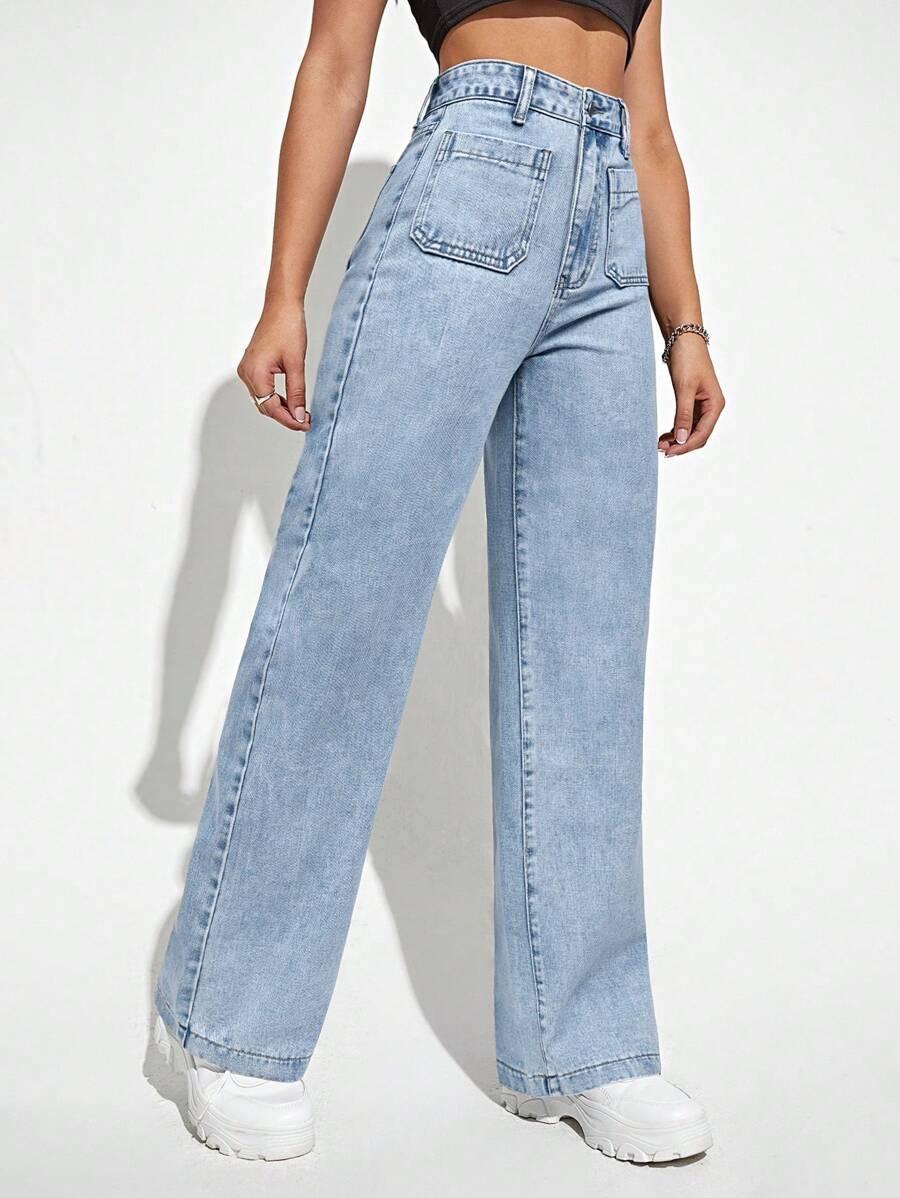 NIEBIESKIE SPODNIE JEANS