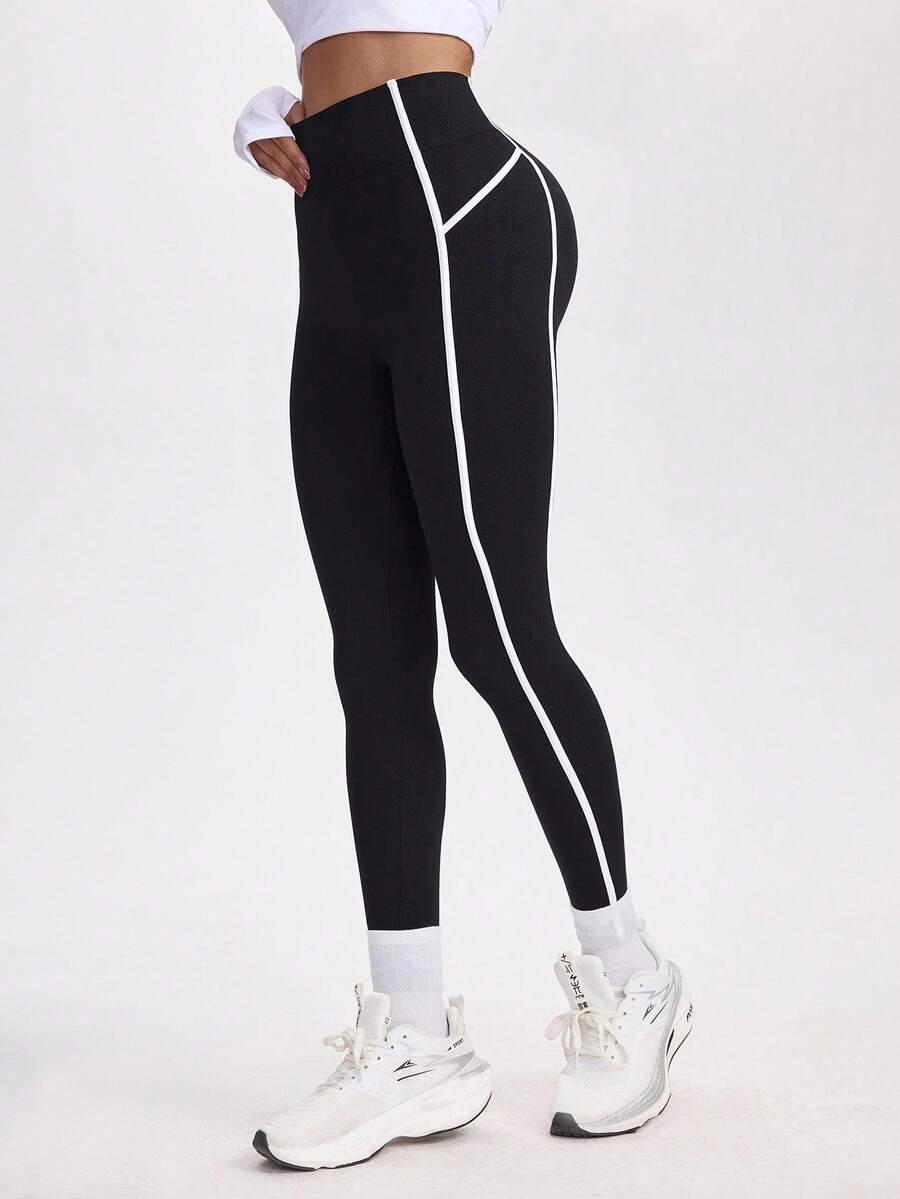 CZARNE KLASYCZNE LEGGINSY WYSOKI STAN