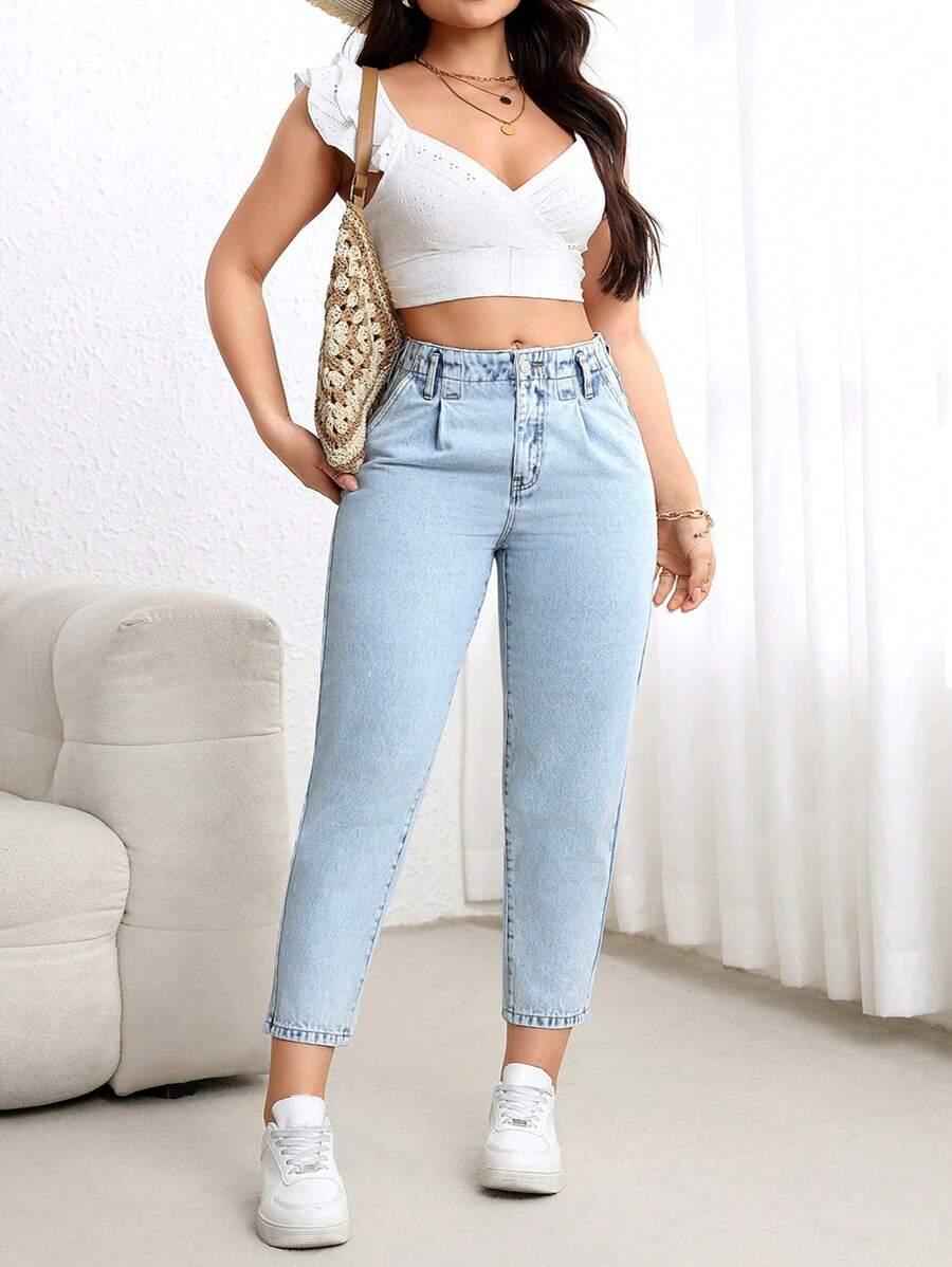 NIEBIESKIE SPODNIE JEANS 