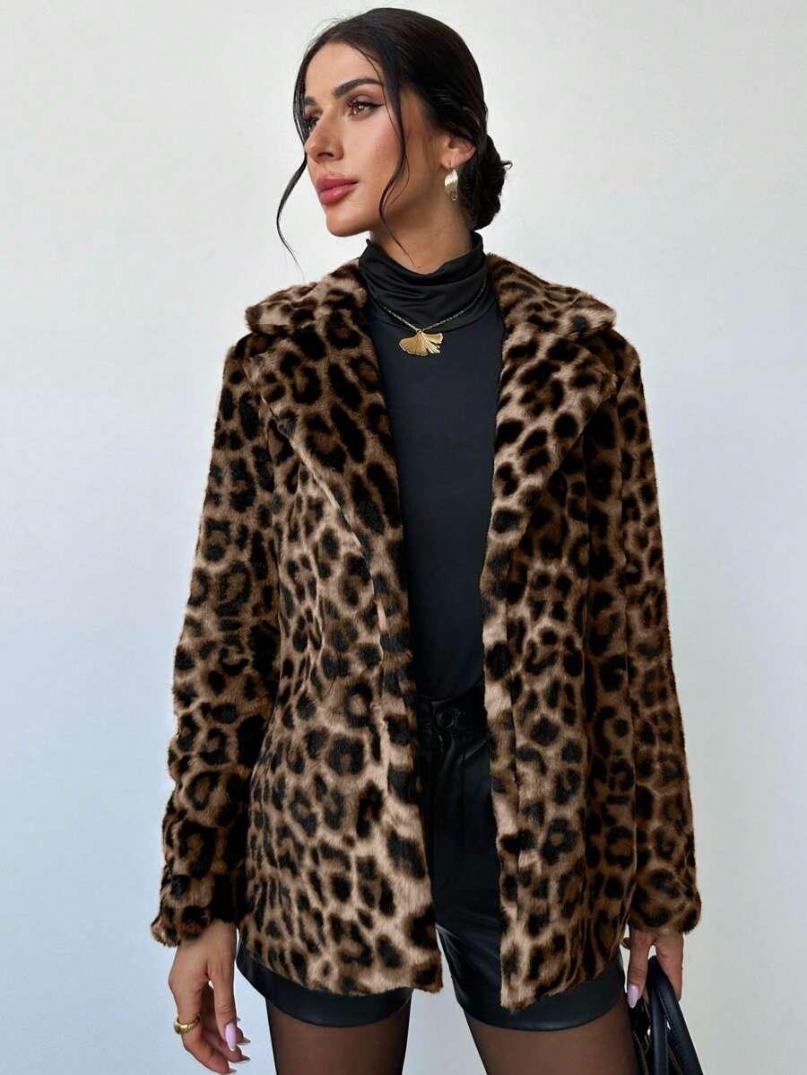 płaszcz animal print