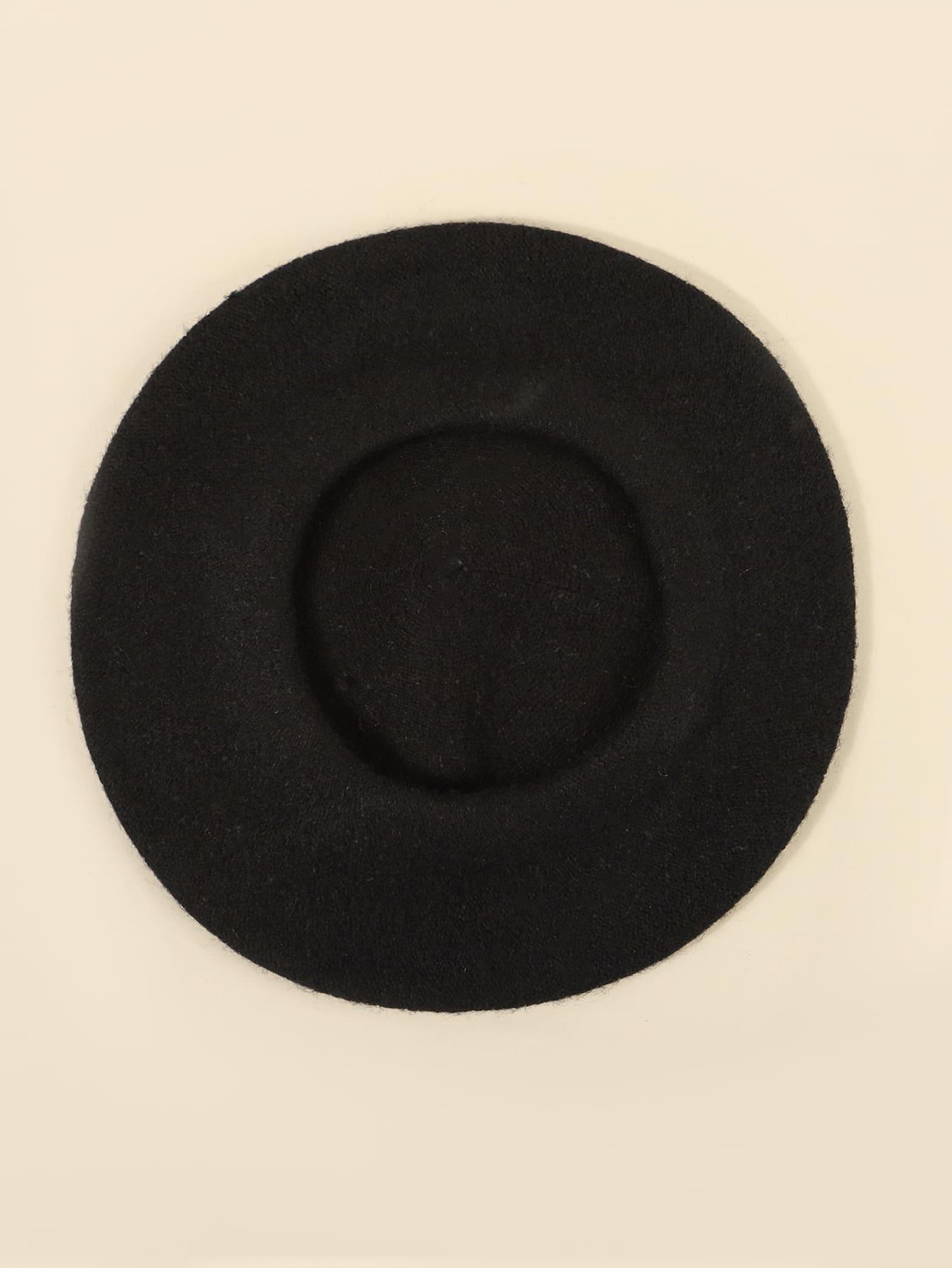 czarny beret casual