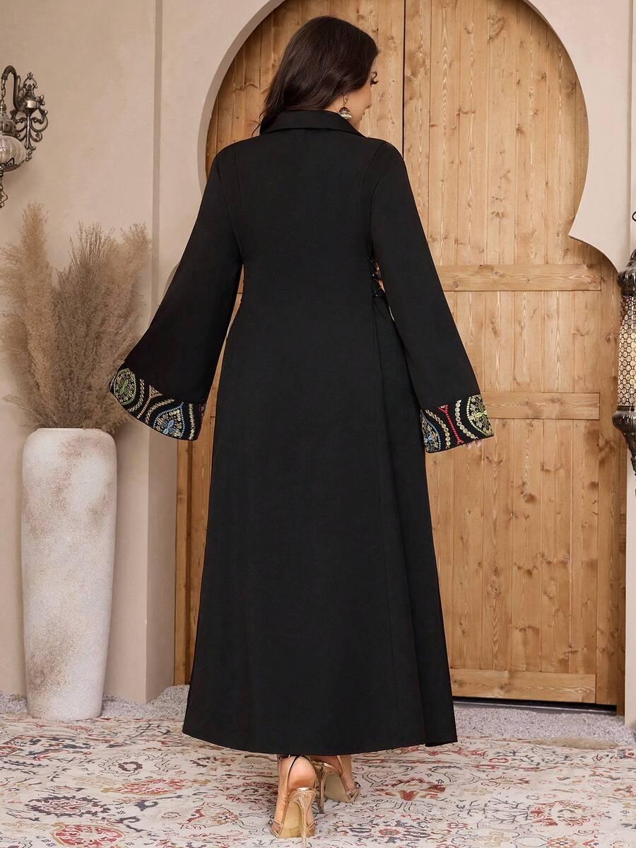 czarna maxi sukienka