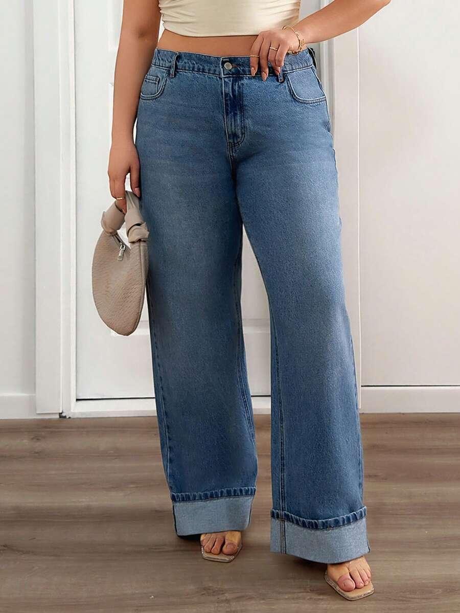 NIEBIESKIE SPODNIE JEANS
