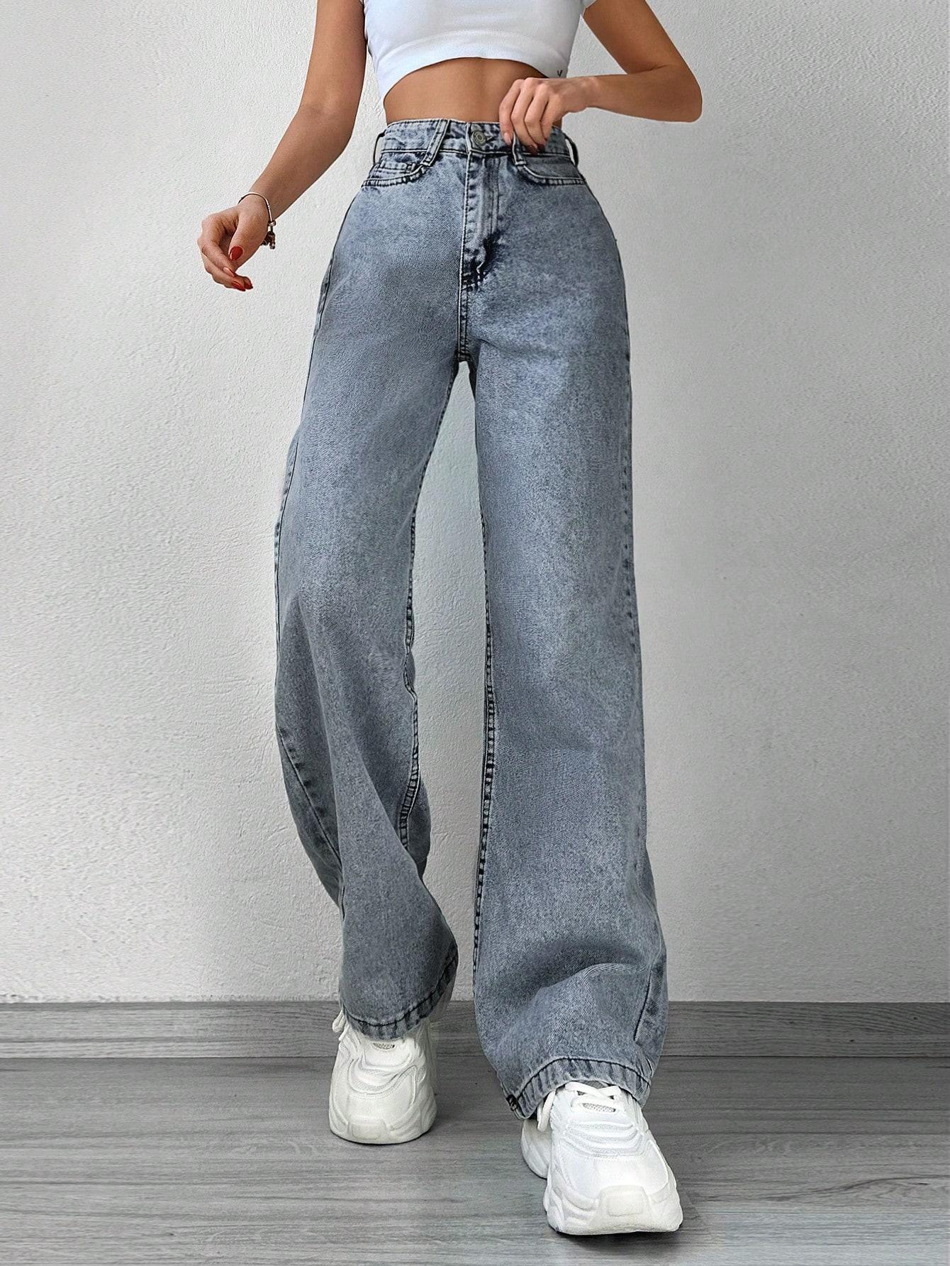 NIEBIESKIE SPODNIE JEANS 