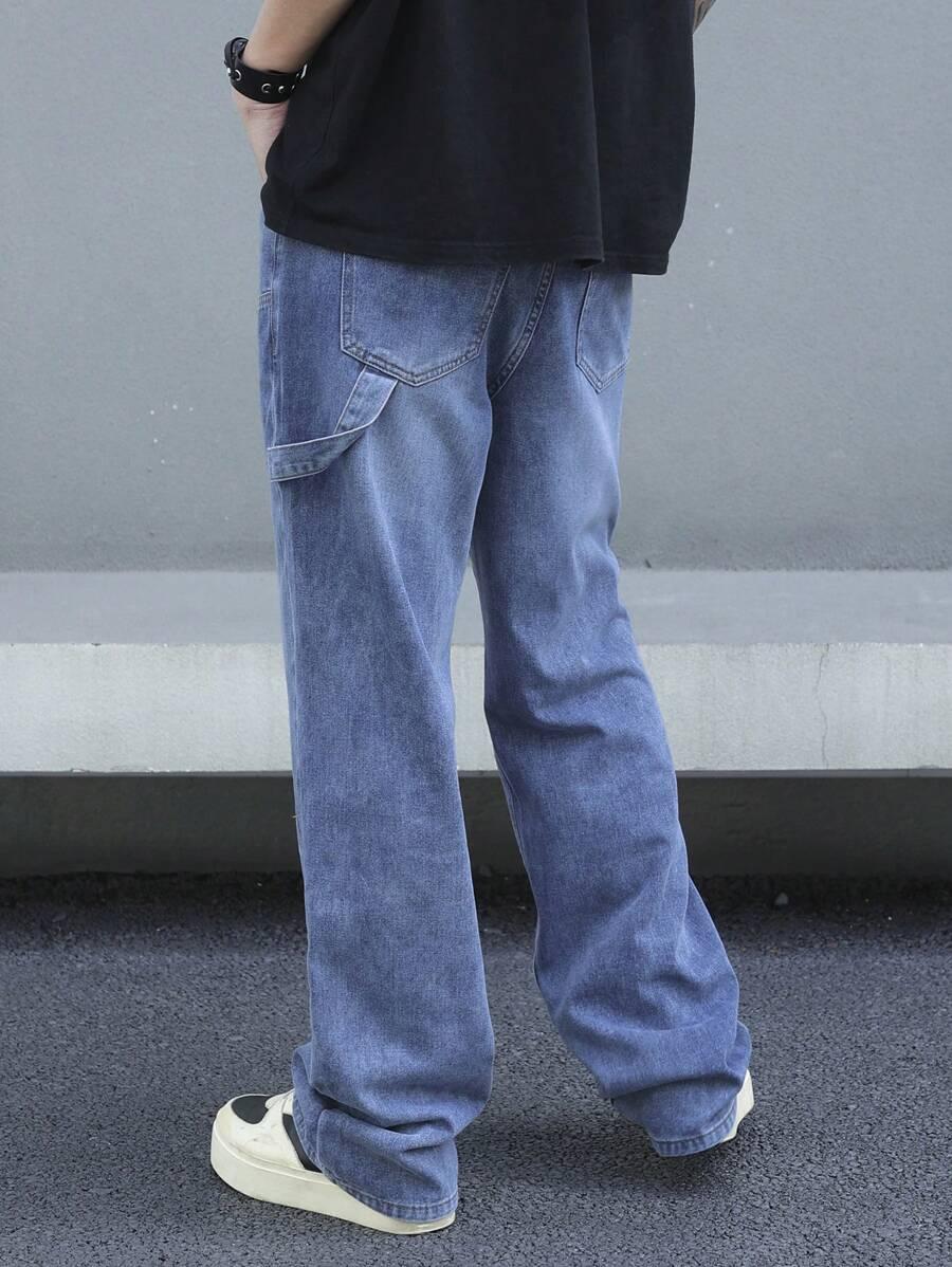 NIEBIESKIE SPODNIE JEANS