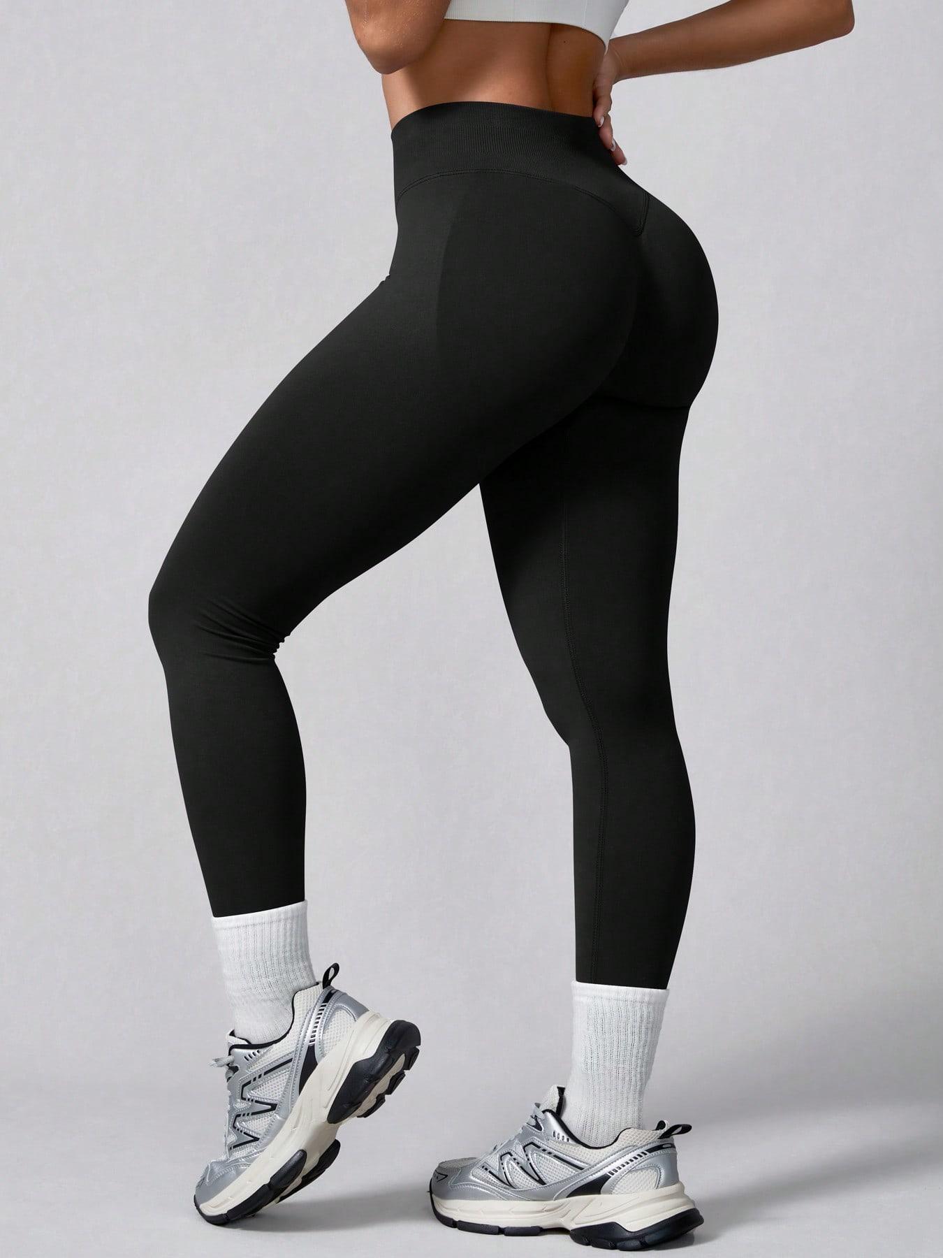 czarne legginsy sportowe wysoki stan