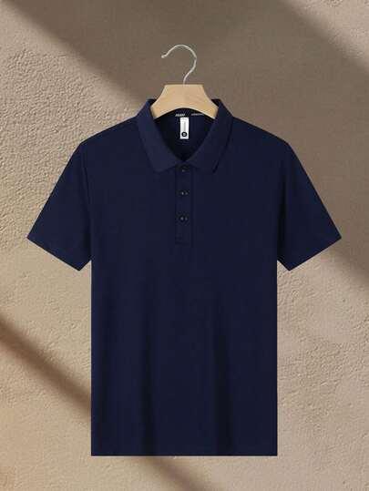 GRANATOWA KOSZULKA POLO 