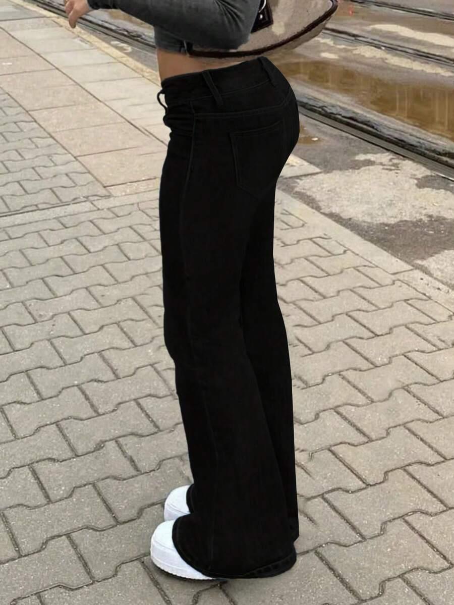 CZARNE SPODNIE CASUAL