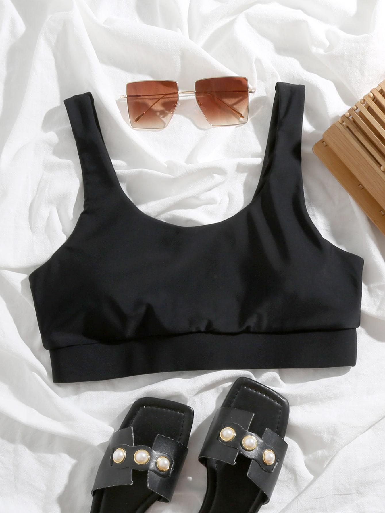czarna góra od bikini