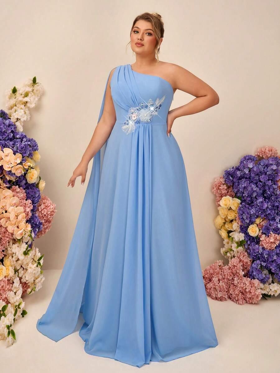 NIEBIESKA MAXI SUKIENKA