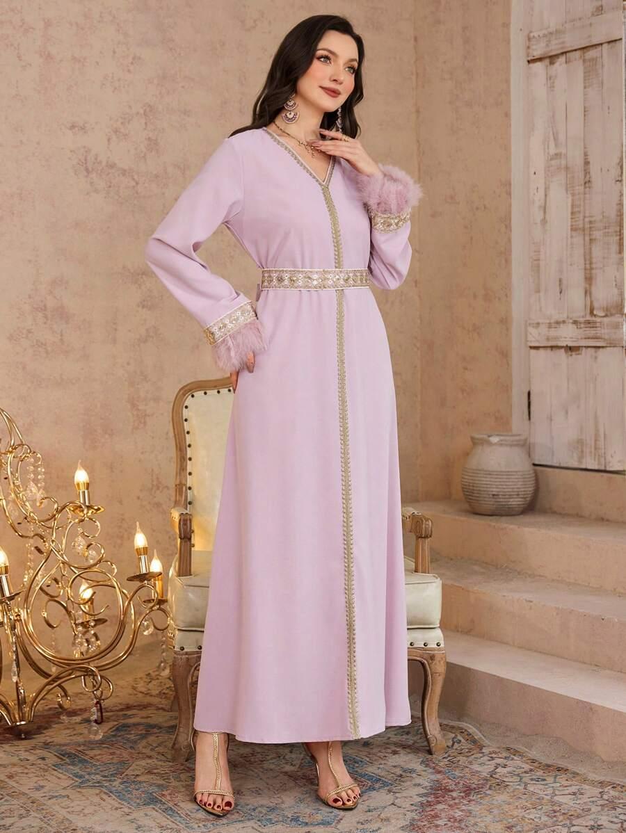 maxi sukienka v-neck