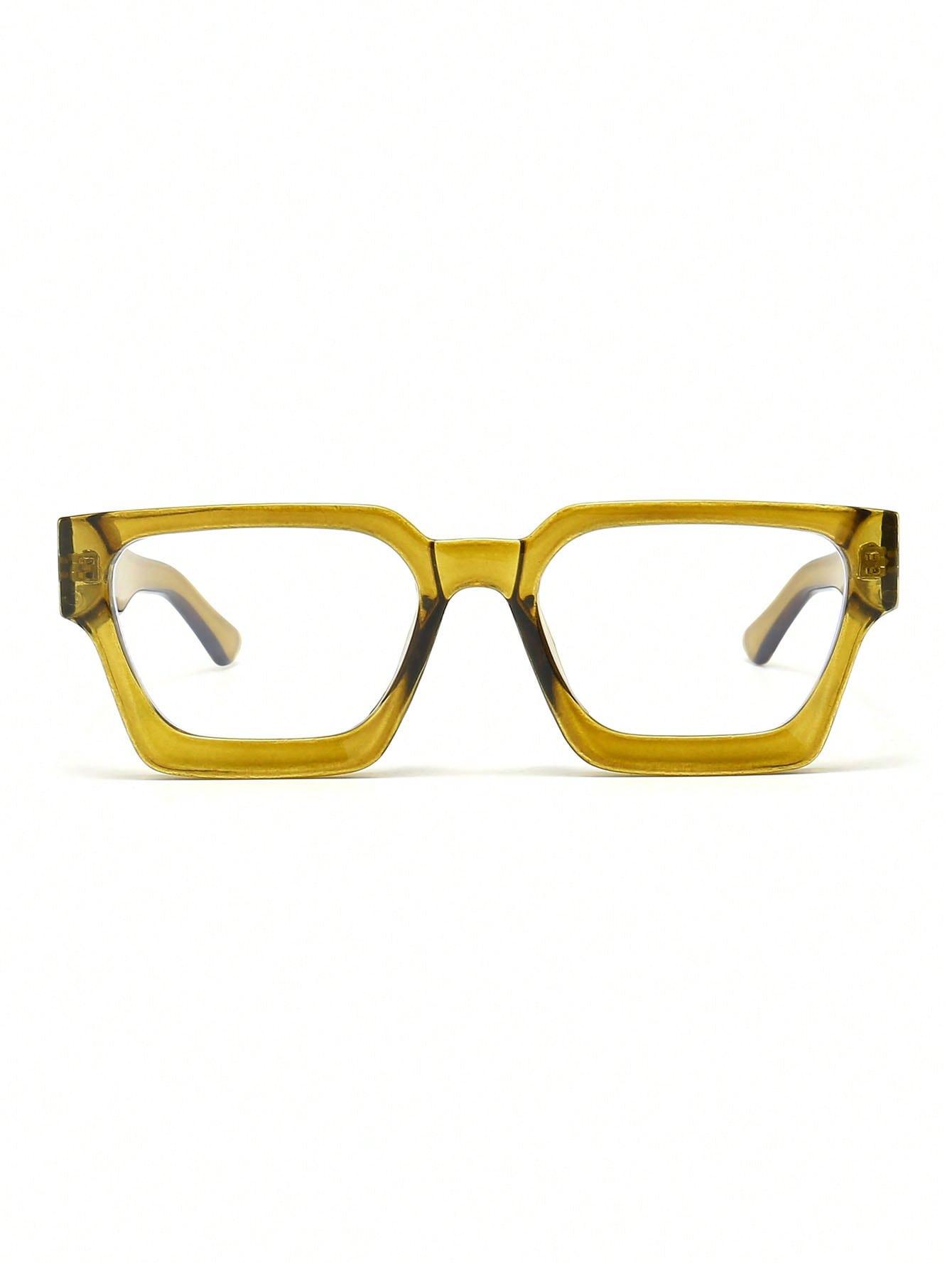 BRĄZOWE OKULARY ZERÓWKI