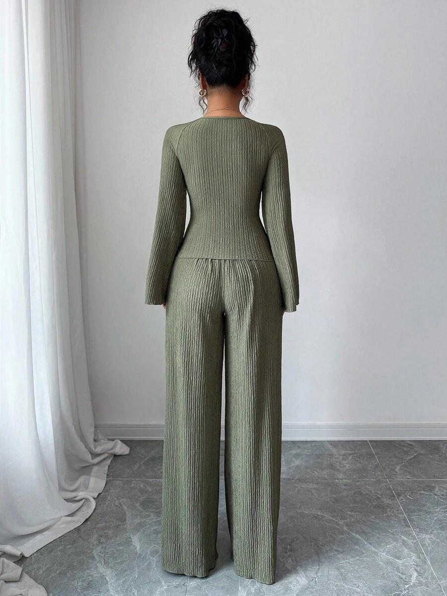 ZIELONE SPODNIE CASUAL
