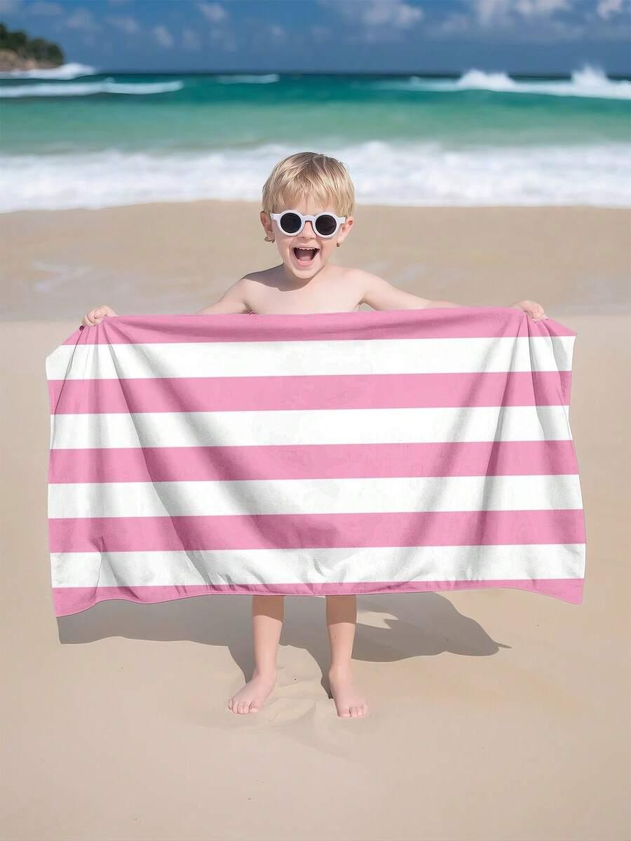 ręcznik plażowy w paski