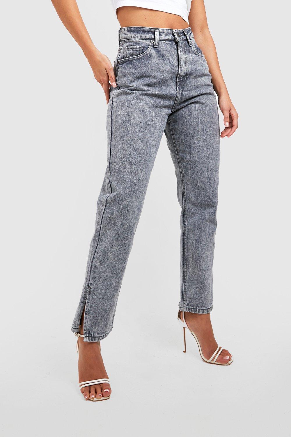 SPODNIE MOM JEANS