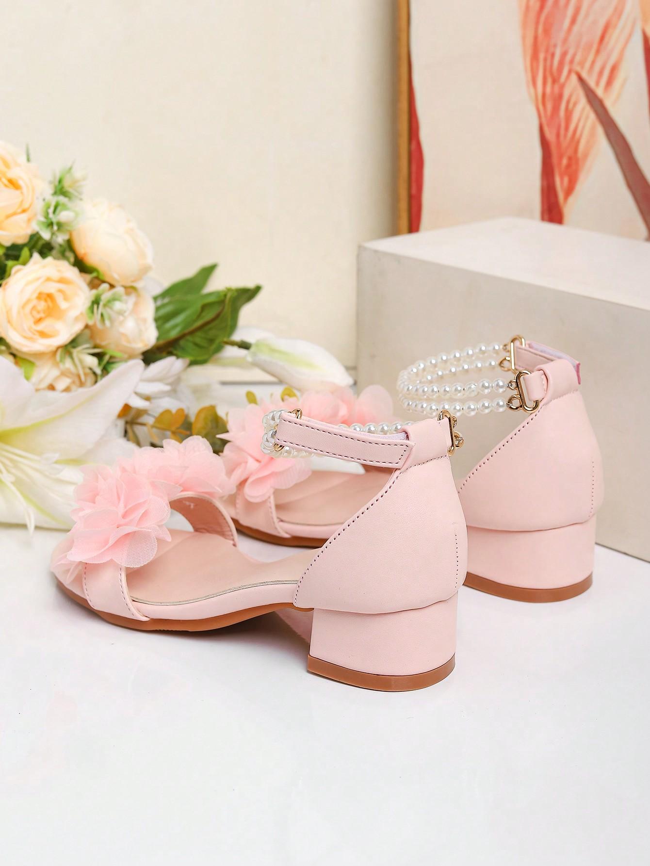 RÓŻOWE SANDAŁY OBCAS 