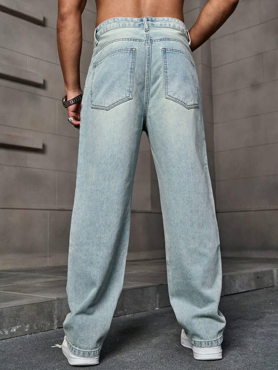 proste spodnie jeans