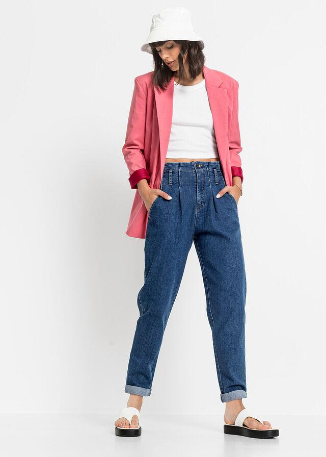 NIEBIESKIE SPODNIE JEANS KIESZENIE
