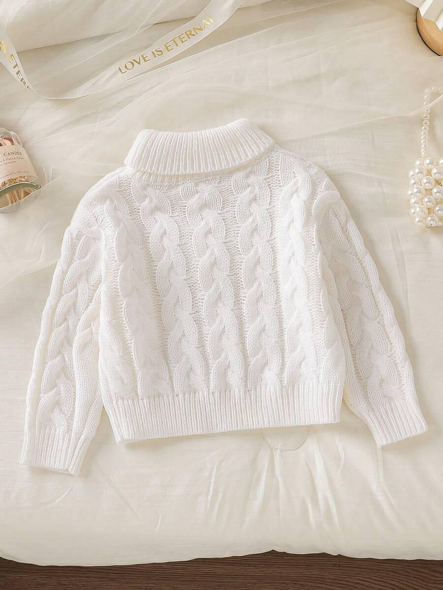 DZIEWCZĘCY SWETER Z GOLFEM 2-3Y