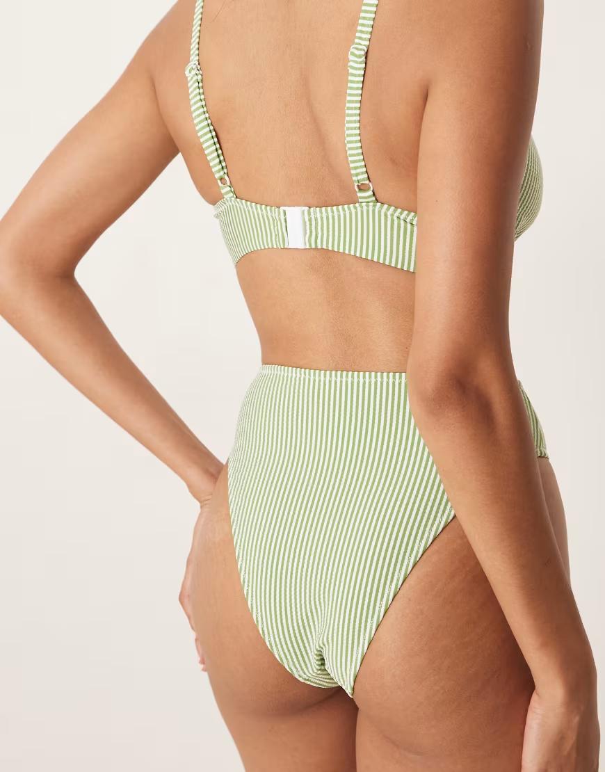 dół od bikini wzór paski