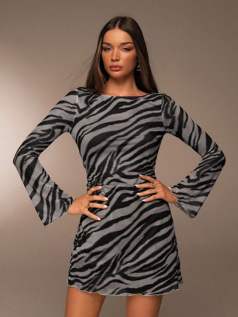 SUKIENKA ANIMAL PRINT