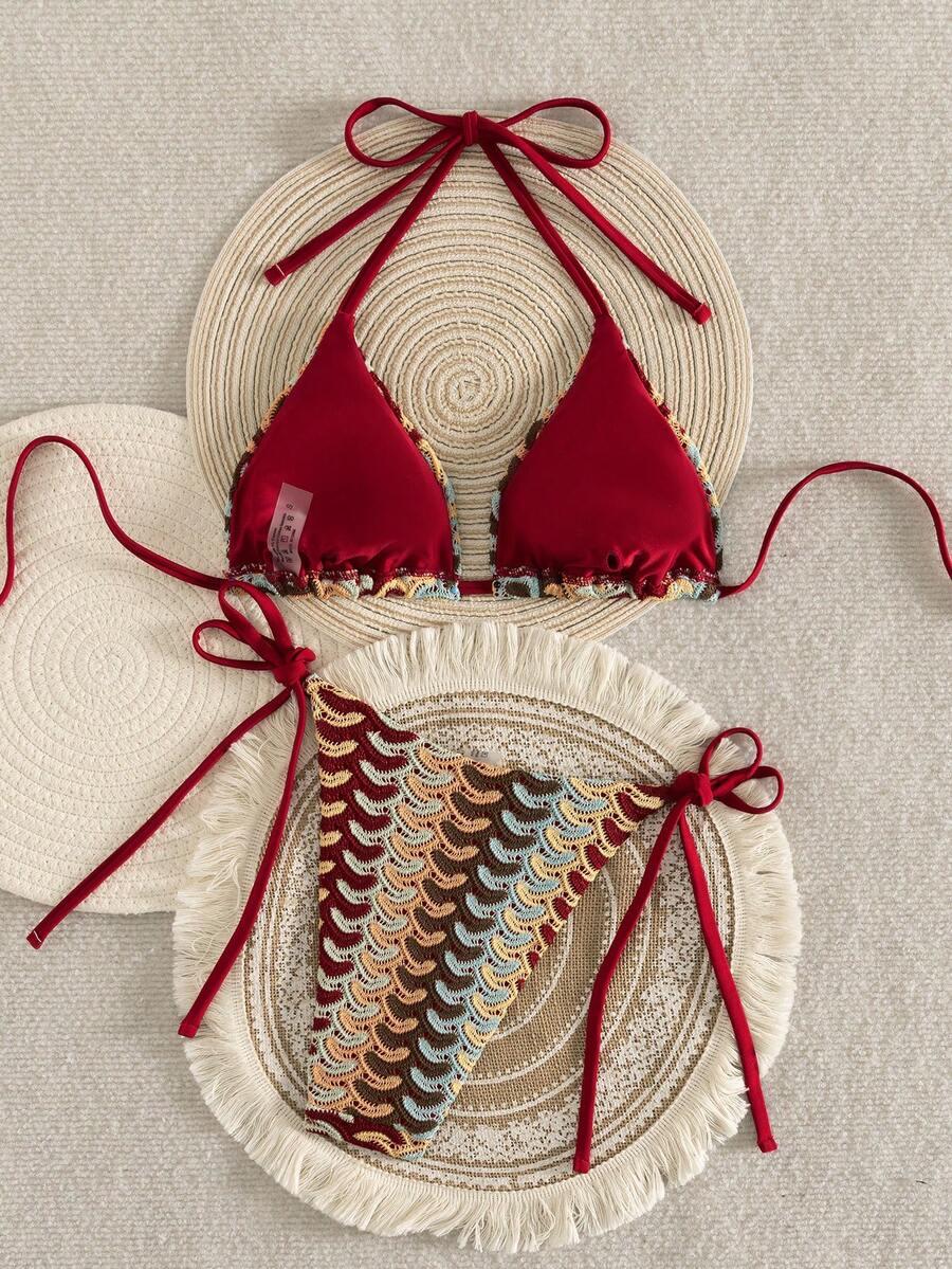 WIĄZANE BIKINI DWUCZĘŚCIOWE